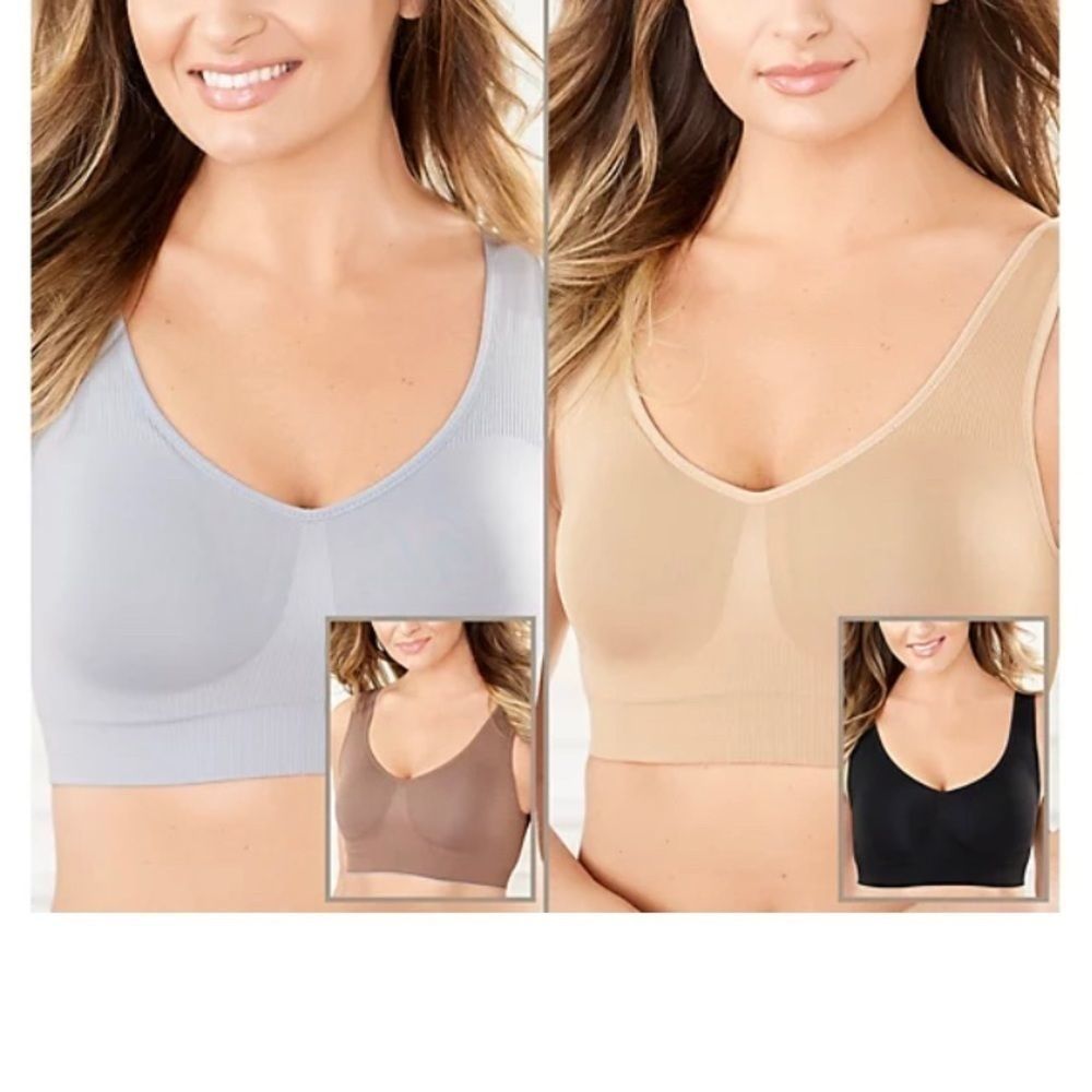 🆕👍🏽✔️✔️SPANX SEAMLESS 2 BRAS IN 1✔️✔️👍🏽🆕